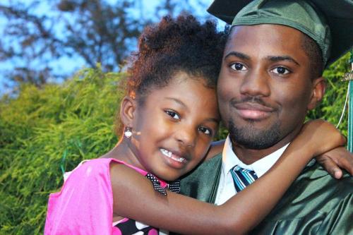 Abigayle and Chev at HS Graduation