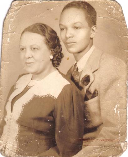 Eva Taitts (Cunningham) and her son Bobbie Avery