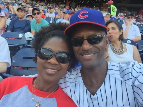  Titrena and Rob - Go Cubs!