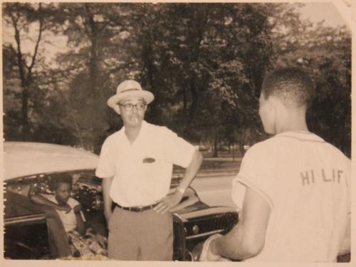 John I Meredith at the Park